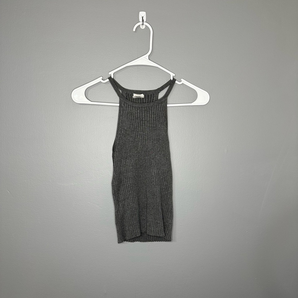 Essentials halter crop top